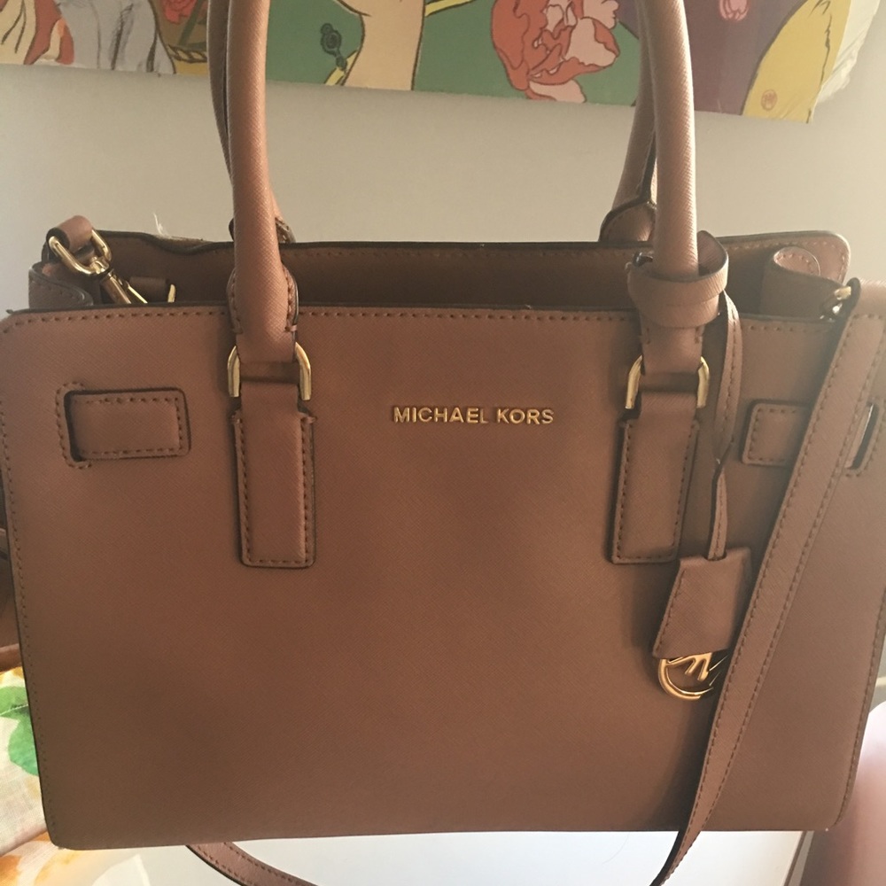 Michael Kors Dillon Nude Satchel Bag